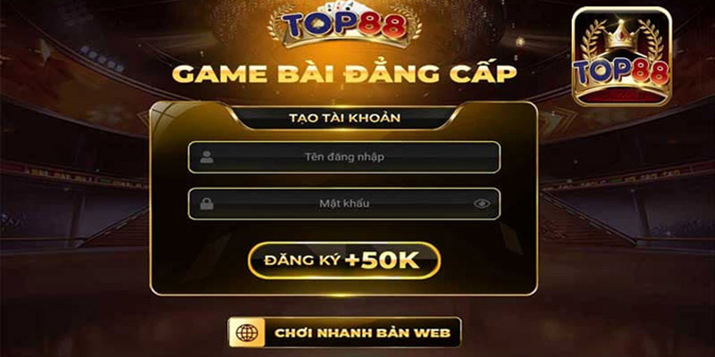 Đăng ký top88 để chơi tiến lên