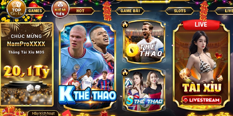 Sảnh K Thể Thao tại TOP88 thuộc hot game nhất định phải thử