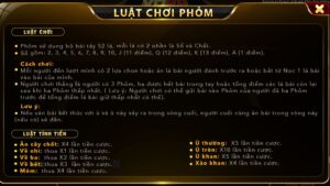 Luật chơi bài Phỏm
