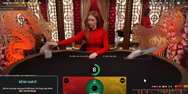 Rồng hổ live tại TOP88