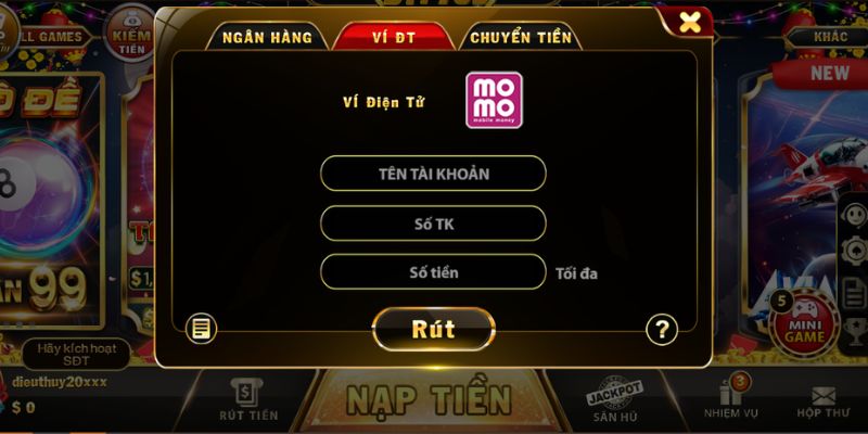 Rút thưởng Top88 qua ví điện tử là một trong những phương thức thuận tiện nhất