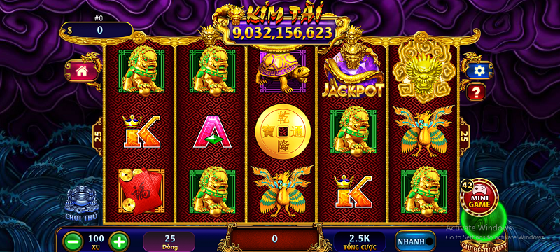Slot game kho tàng ngũ long tại Top88